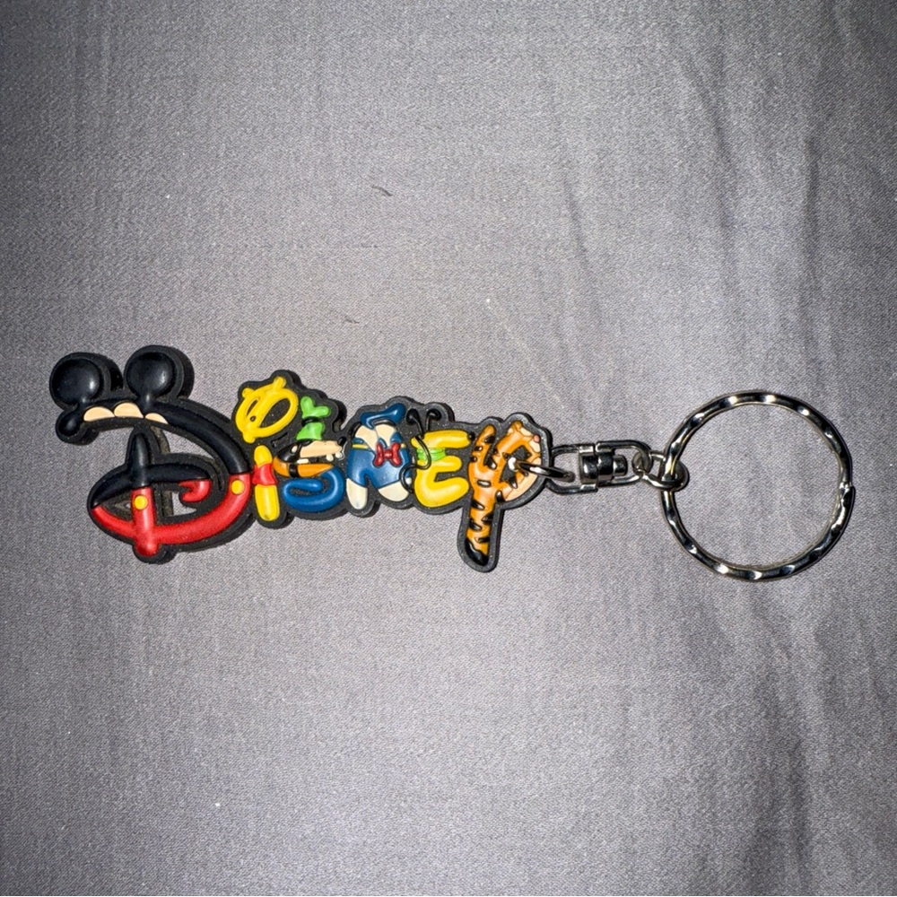 Disney And Winnie The Pooh Keychain Pre Owned Nice Condition!